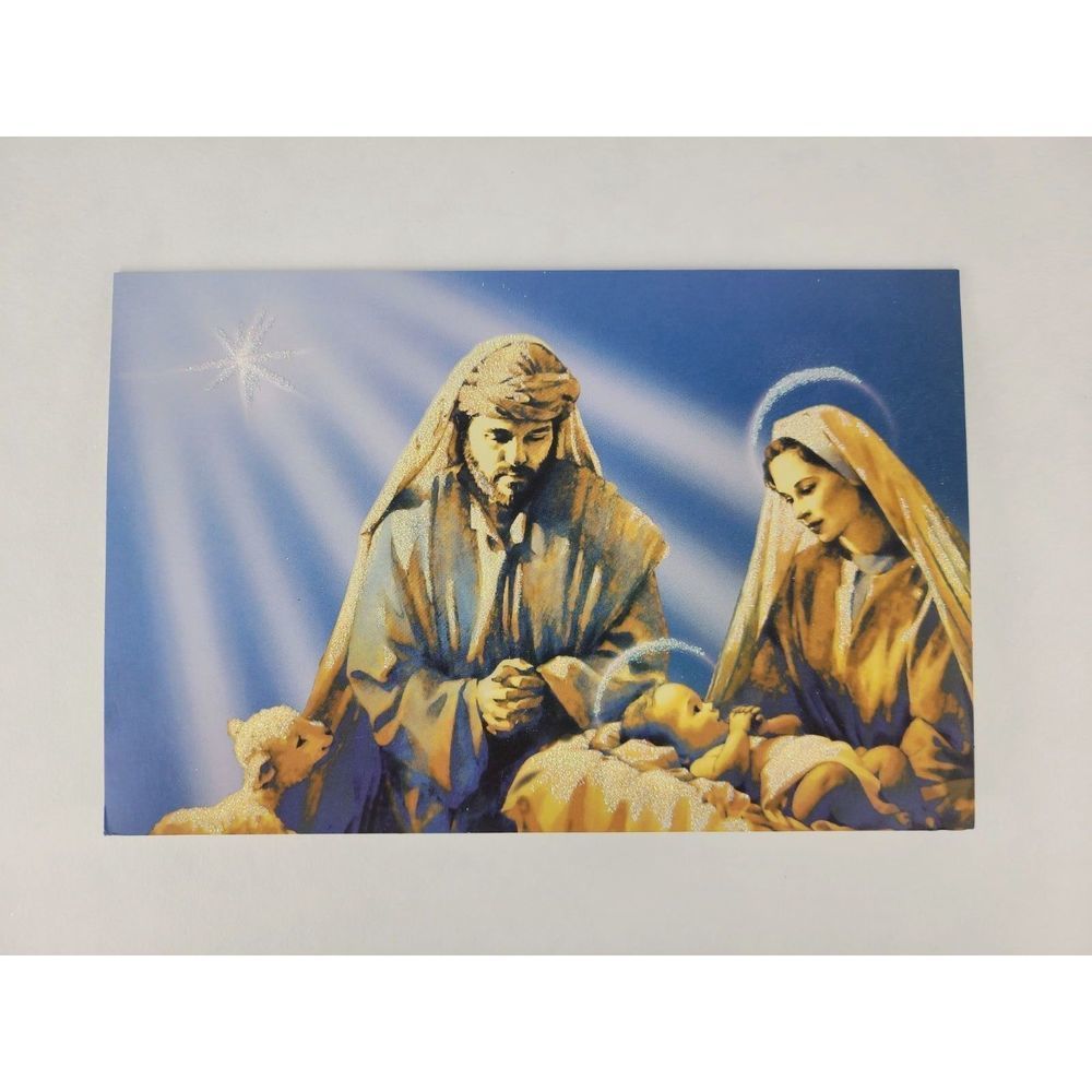 American Greetings Christmas cards 12 cards & envelopes Holy family